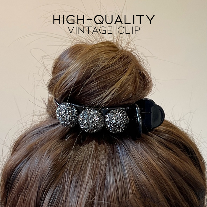 Small Hair Bun Vintage Claw Clip